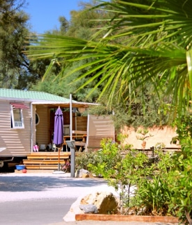 mobil-home méditerranée camping