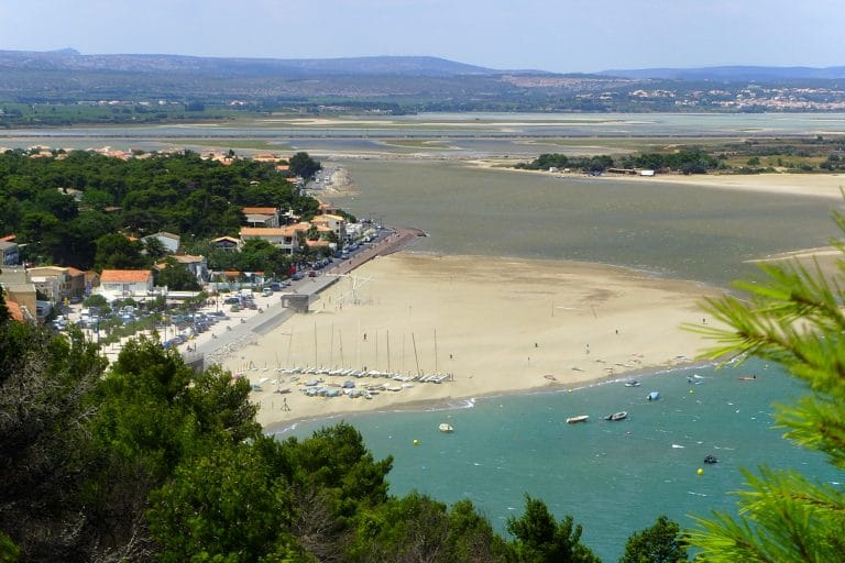 Plage de la Franqui dans l'Aude