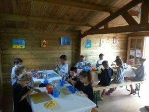 Camping Mer Sable Soleil : Art Plastique