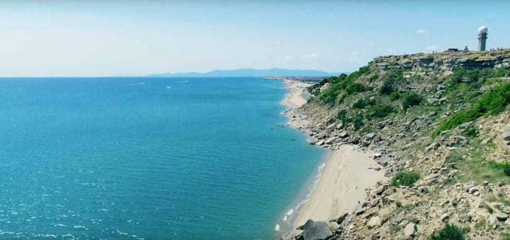 Côte de Leucate au camping en bord de mer