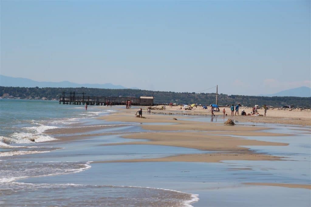 Plage de la Palme proche camping dans l'Aude