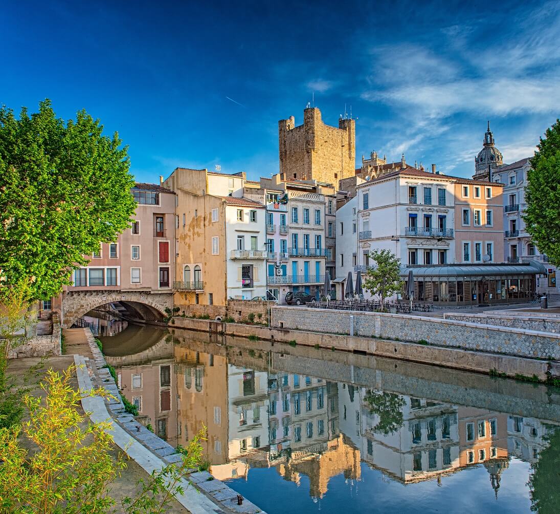 Camping Mer Sable Soleil : Vue Sur Narbonne Et Le Canal De Robine